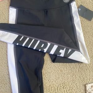 Black brand new Hurley leggings